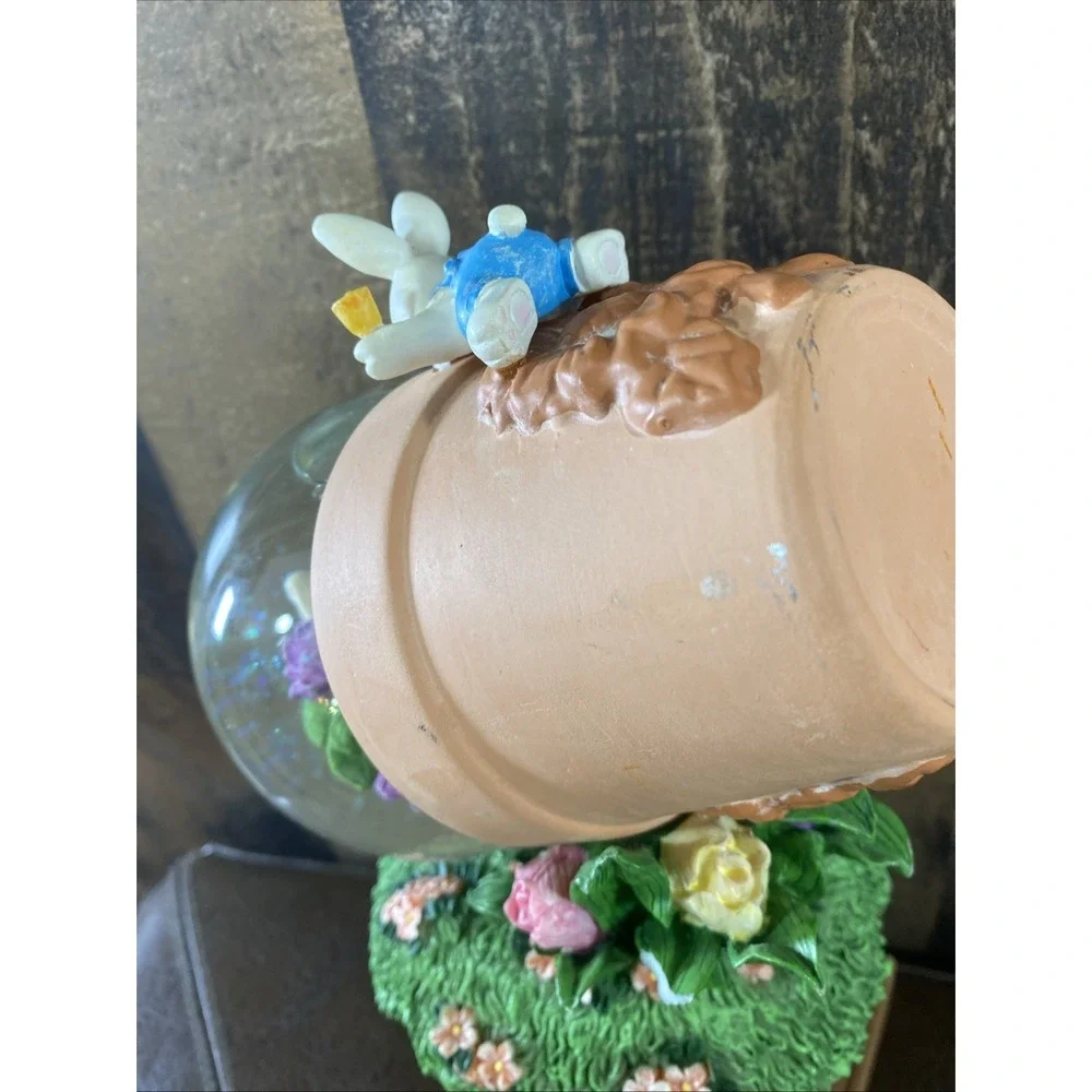 Easter Basket Eggs Chick Snow Globe 6